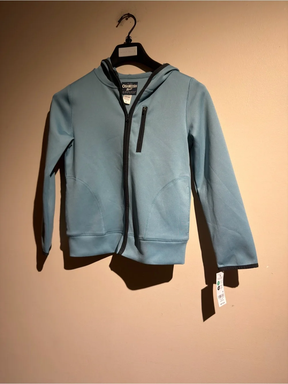 OshKosh B'gosh Sky Blue Hooded Zip Jacket